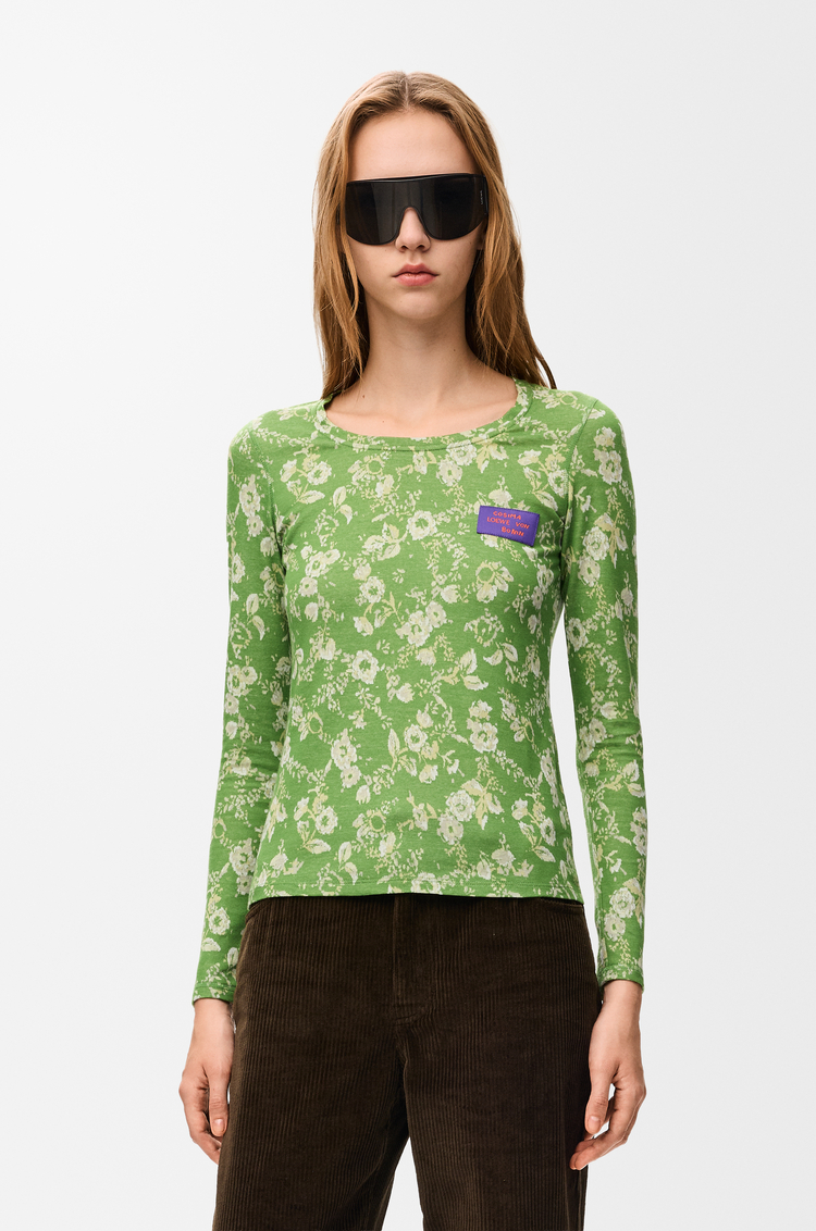 LOEWE Haut en coton Vert