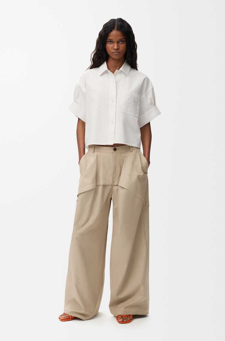 LOEWE Pantalon en coton Beige