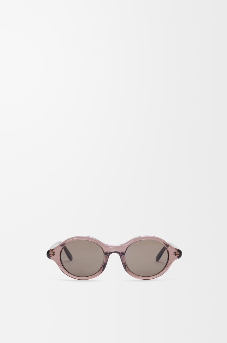 LOEWE Epsilon Slim sunglasses Transparent Brown