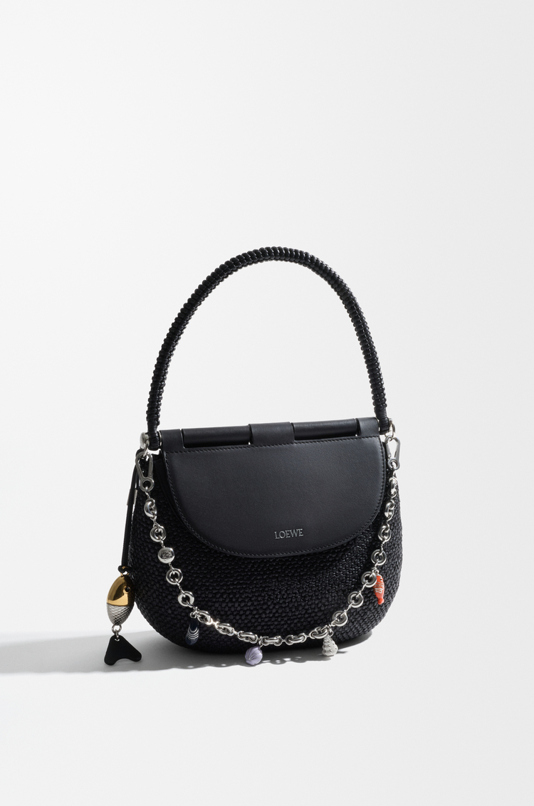 LOEWE Cadena con eslabones circulares y charms Plata