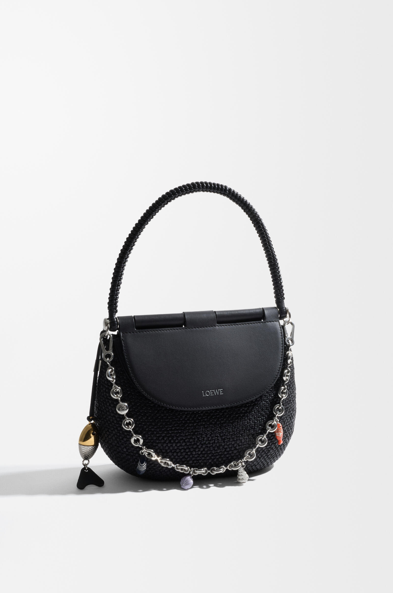 LOEWE Donut chain with charms Silver