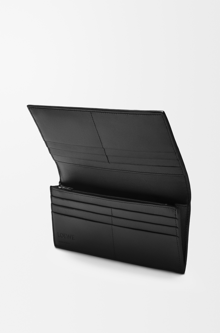 LOEWE Puzzle long horizontal wallet in classic calfskin Black