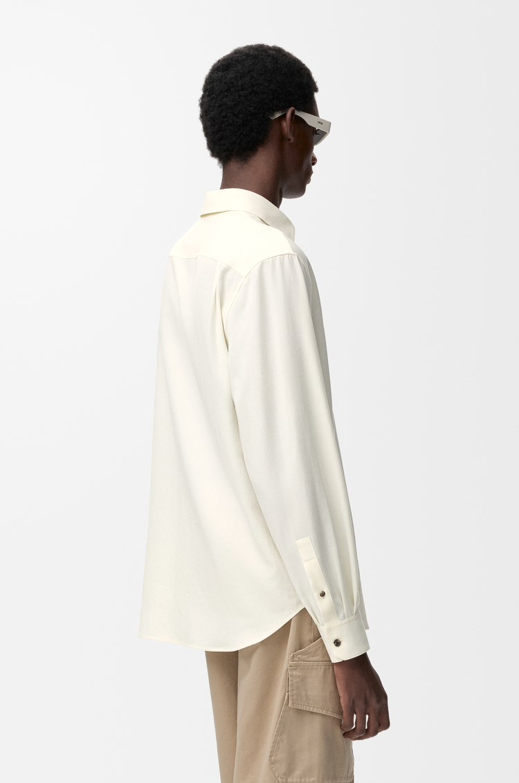 LOEWE Chemise en lyocell Ivoire
