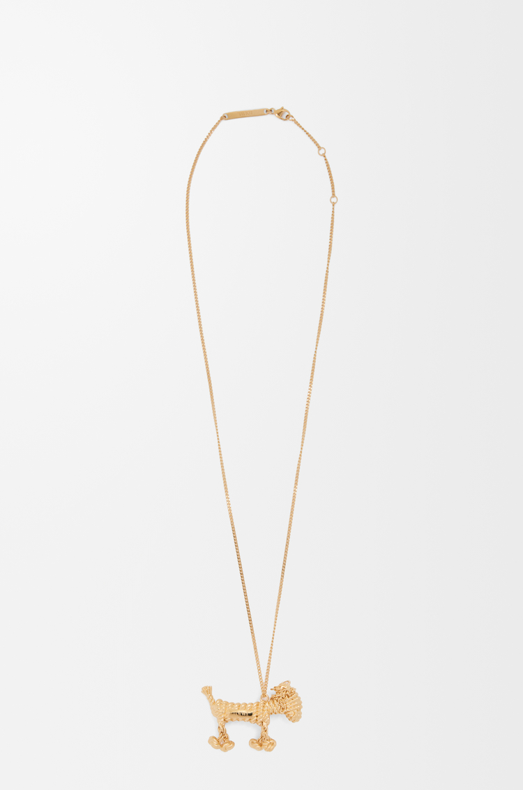 LOEWE Collier teckel Doré