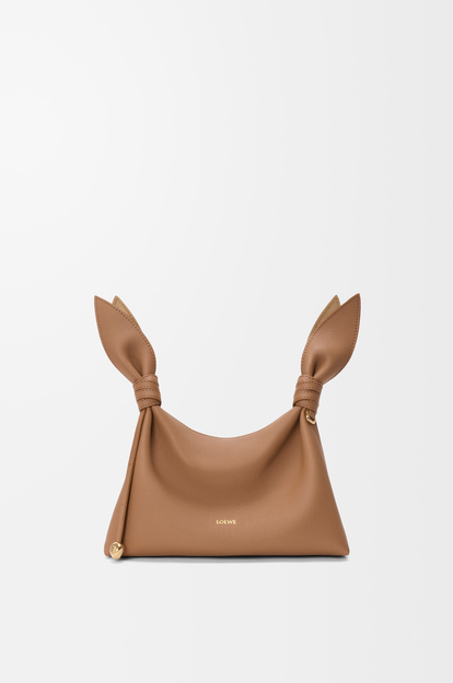 LOEWE Mini Scarf bag in smooth calfskin Mocha