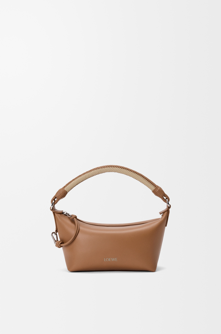 LOEWE Bolso Cala mini en piel napa de cordero suave Moca/Beige