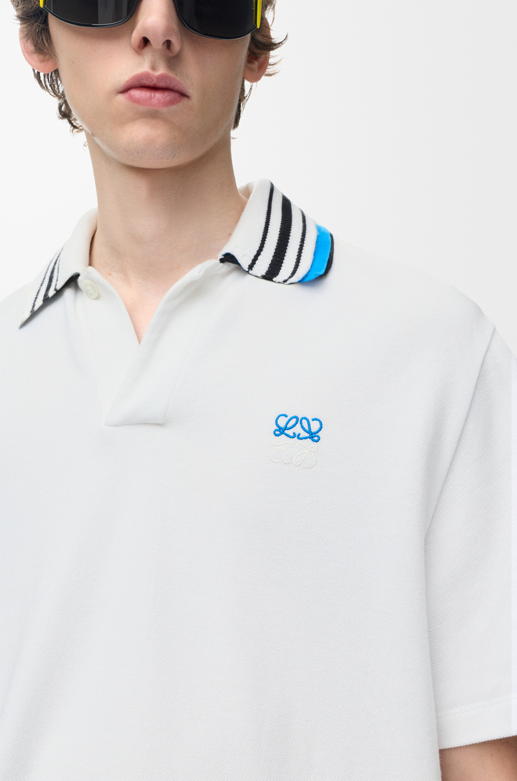 LOEWE Polo in cotone Bianco