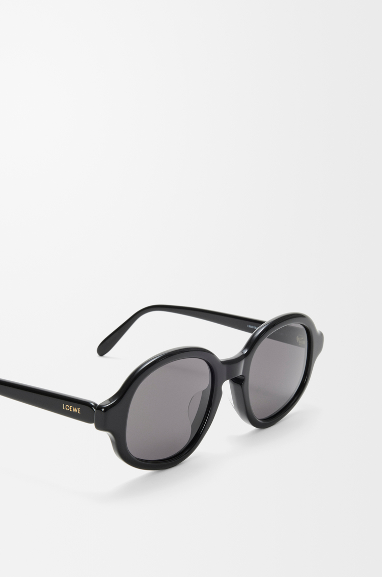 LOEWE Delta 超薄太陽眼鏡 黑色
