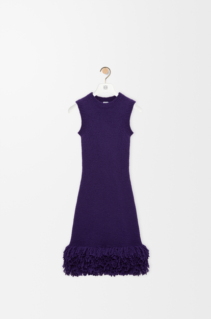 LOEWE Dress in wool blend Purple