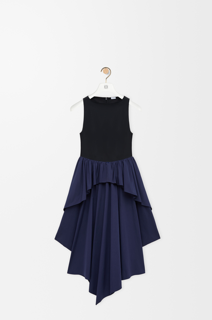 LOEWE Dress in cotton Black/Navy