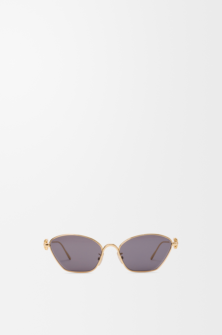 LOEWE Anagram Bombé Hexagon sunglasses Smoke Moka