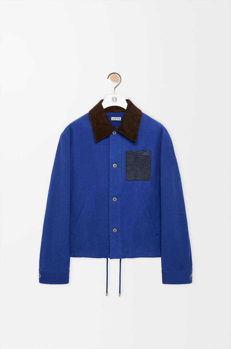 LOEWE Giacca workwear in cotone Blu