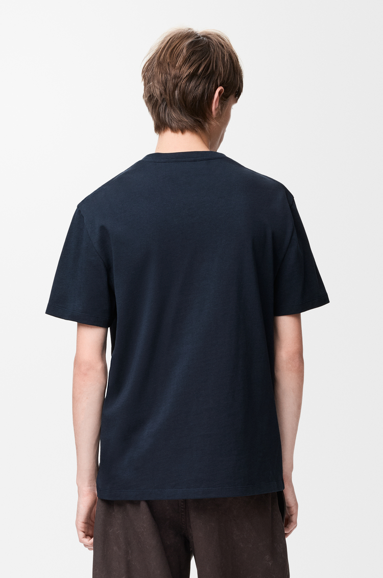 LOEWE Relaxed fit T-shirt in cotton Dark Navy Blue