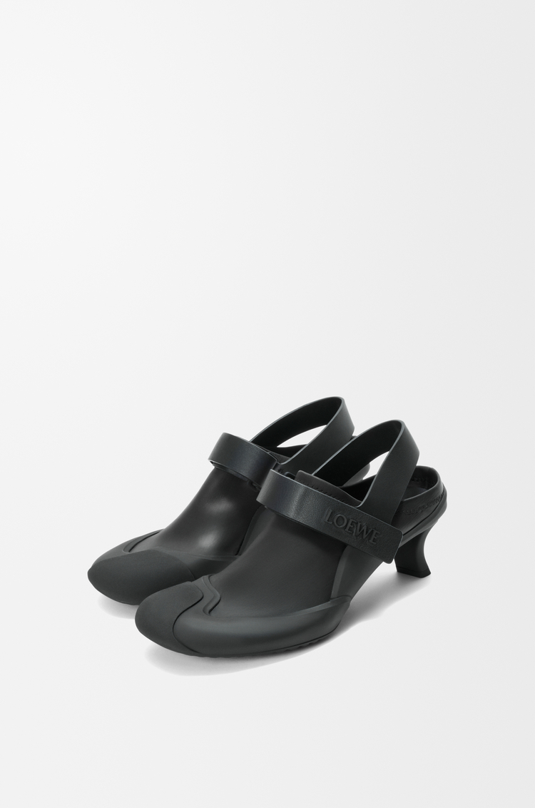 LOEWE Dive slingback in stretch calfskin Black
