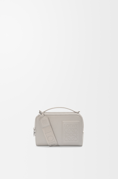 LOEWE Mini crossbody camera bag in satin calfskin Shell Grey