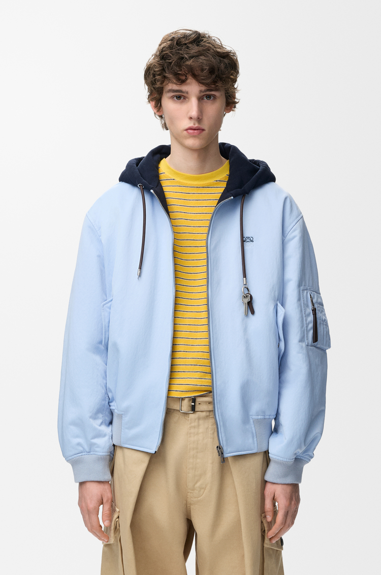 LOEWE Chaqueta bomber en tejido técnico Azul