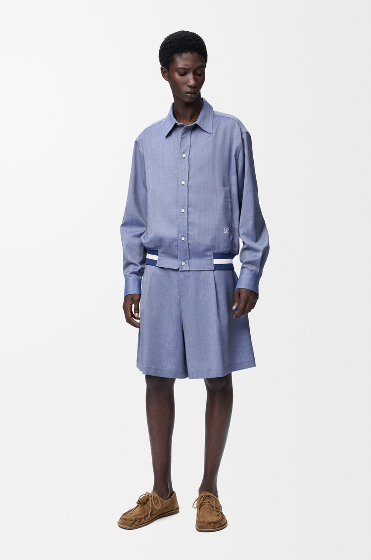 LOEWE Chaqueta en lana Azul