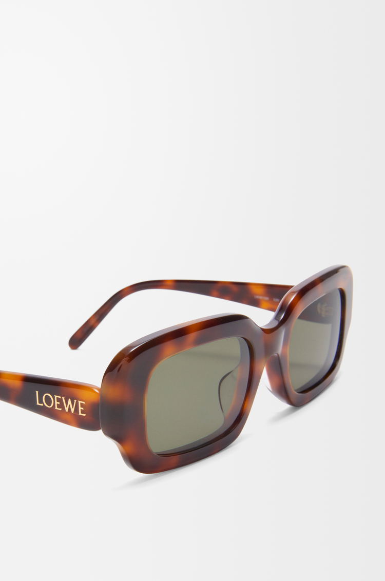 LOEWE Rectangular Slim sunglasses Havana