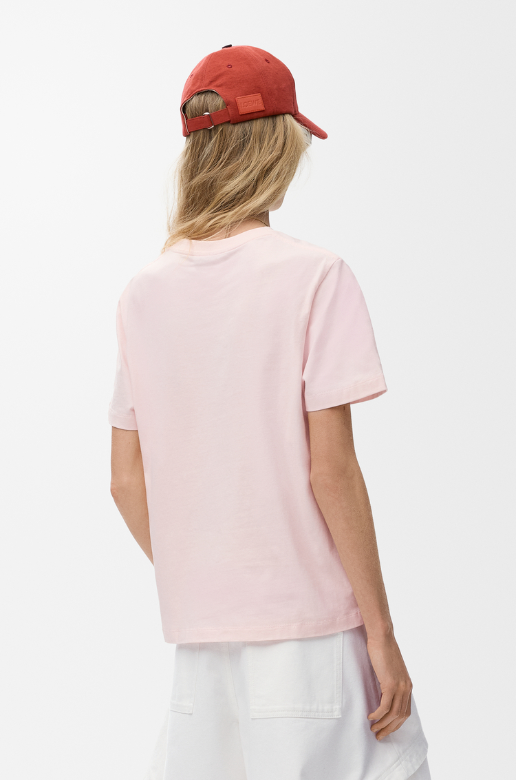 LOEWE Regular fit T-shirt in cotton Light Pink