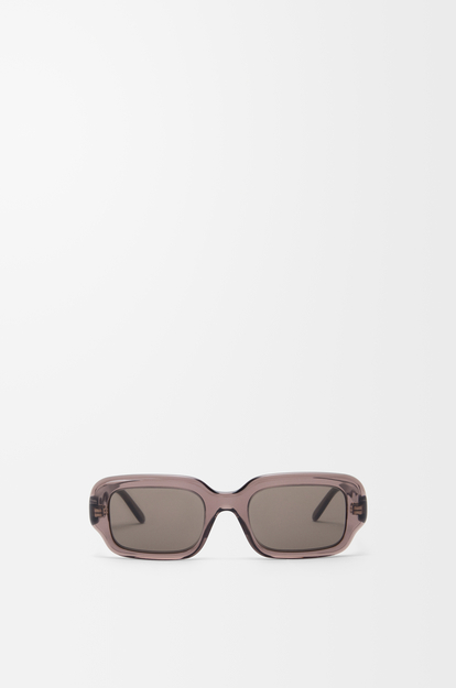 LOEWE Rectangular Slim sunglasses Transparent Brown