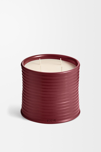 LOEWE Large Beetroot candle Magenta