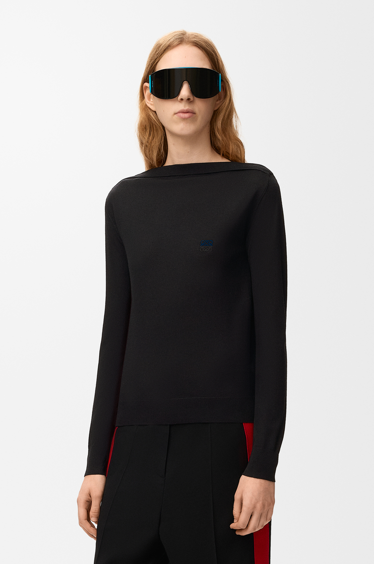 LOEWE Sweater in merino wool Black