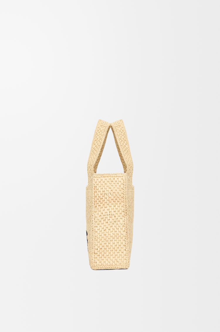 LOEWE Borsa tote LOEWE Font mini in rafia Naturale