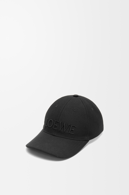 LOEWE Cap in canvas Black