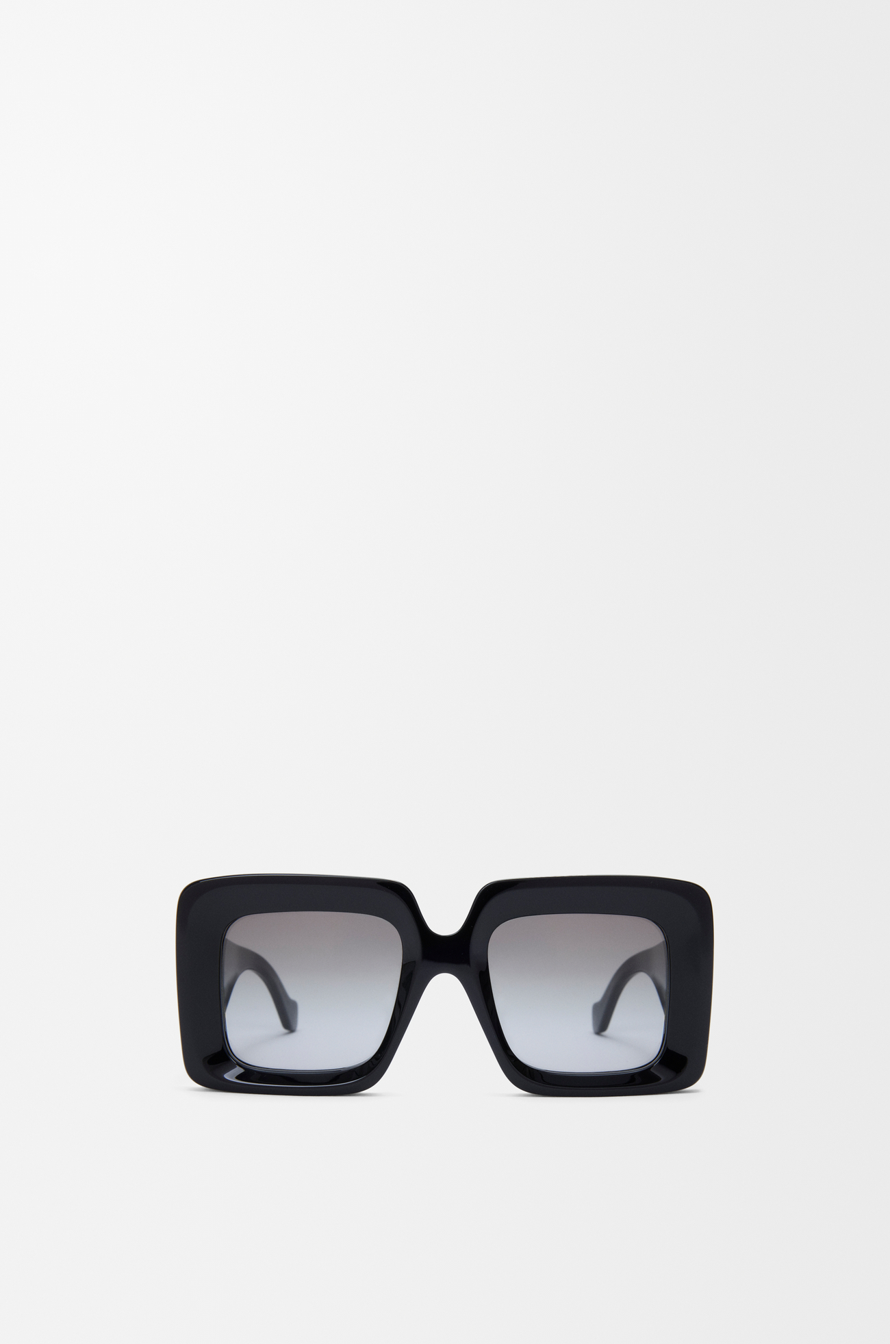 LOEWE Occhiali da sole squadrati Beveled con motivo Anagram maxi Nero