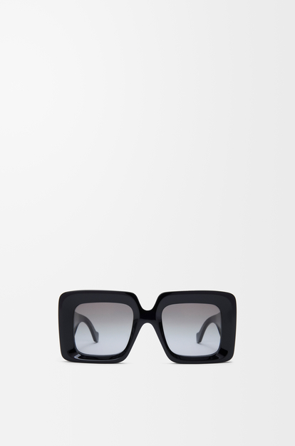 LOEWE Beveled Square Maxi Anagram sunglasses Black