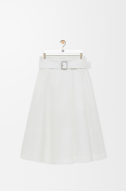 LOEWE Skirt in cotton White
