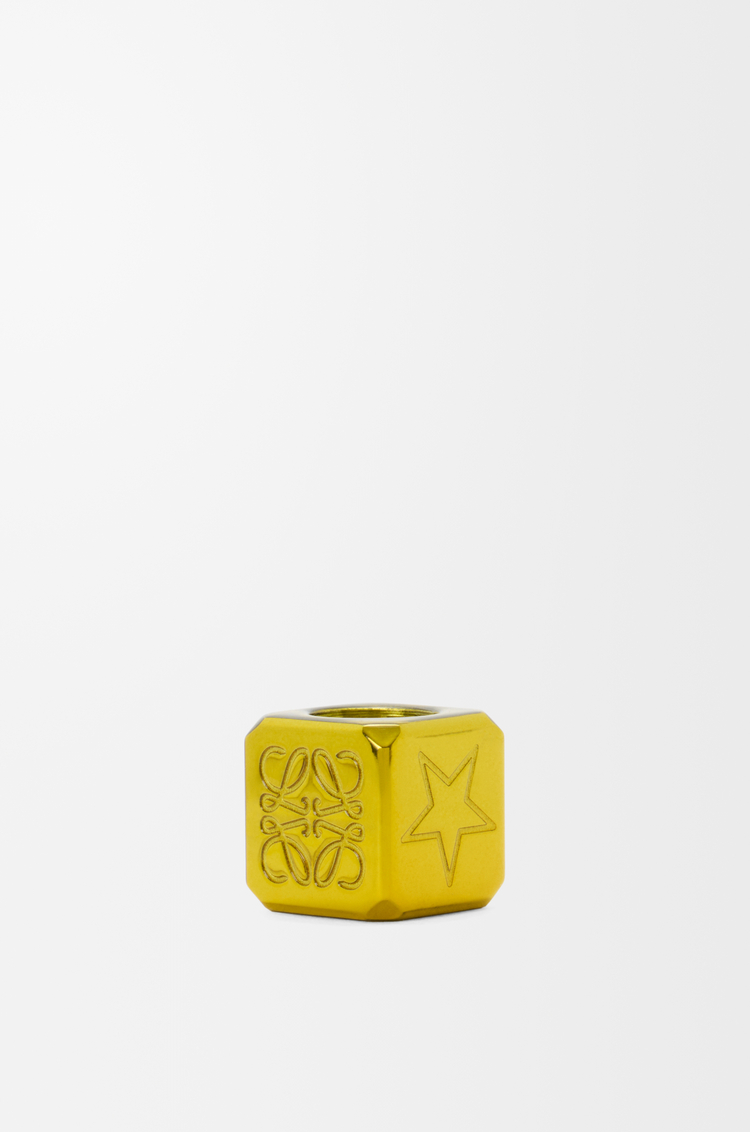 LOEWE Anagram cube dice Yellow