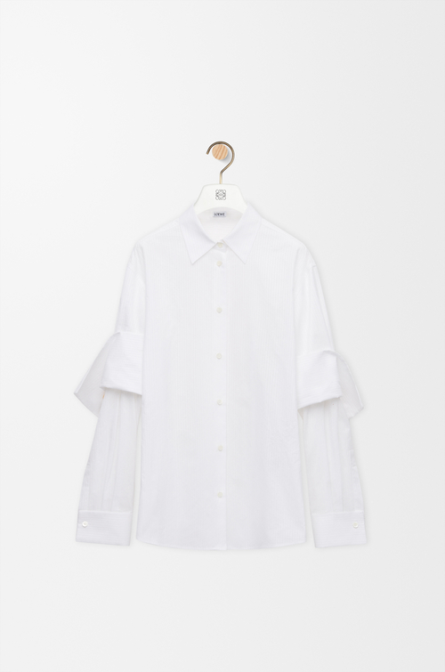 LOEWE Chemise en coton Blanc