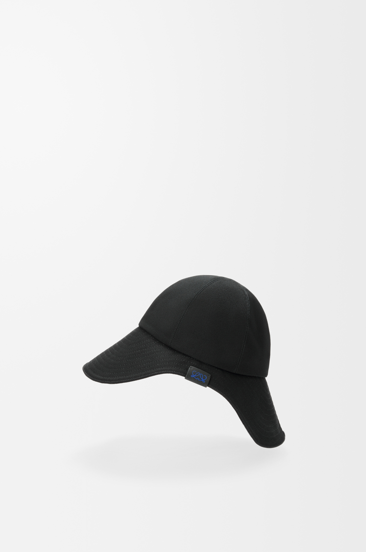 LOEWE Cappello da escursionismo in tela Nero