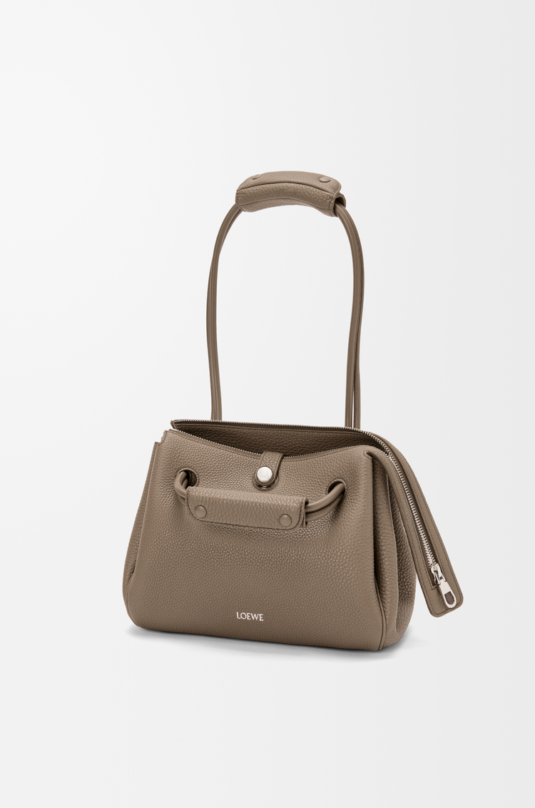 LOEWE Small Madrid bag in supple grained calfskin Taupe