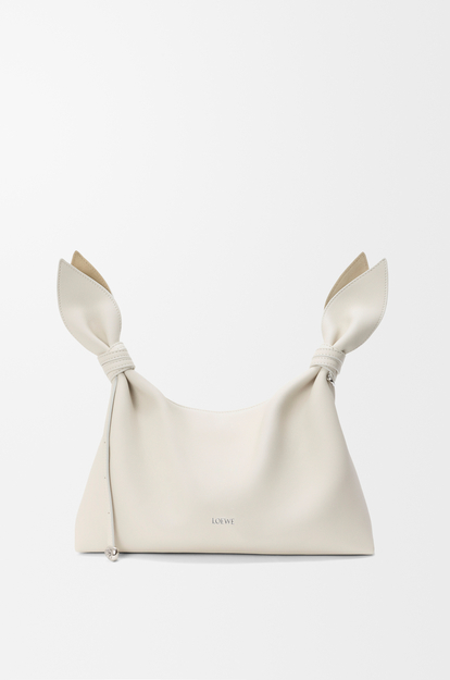 LOEWE Medium Scarf bag in smooth calfskin Soft White