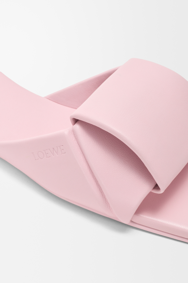 LOEWE Sandalia Origami en piel de cordero Rosa Cristal