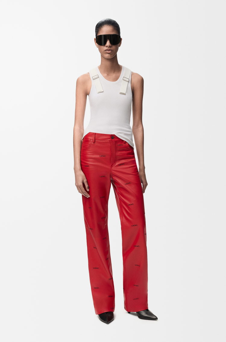 LOEWE Tank top in stretch cotton White