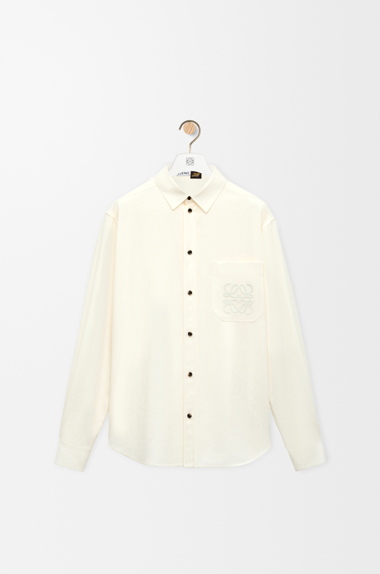 LOEWE Chemise en lyocell Ivoire