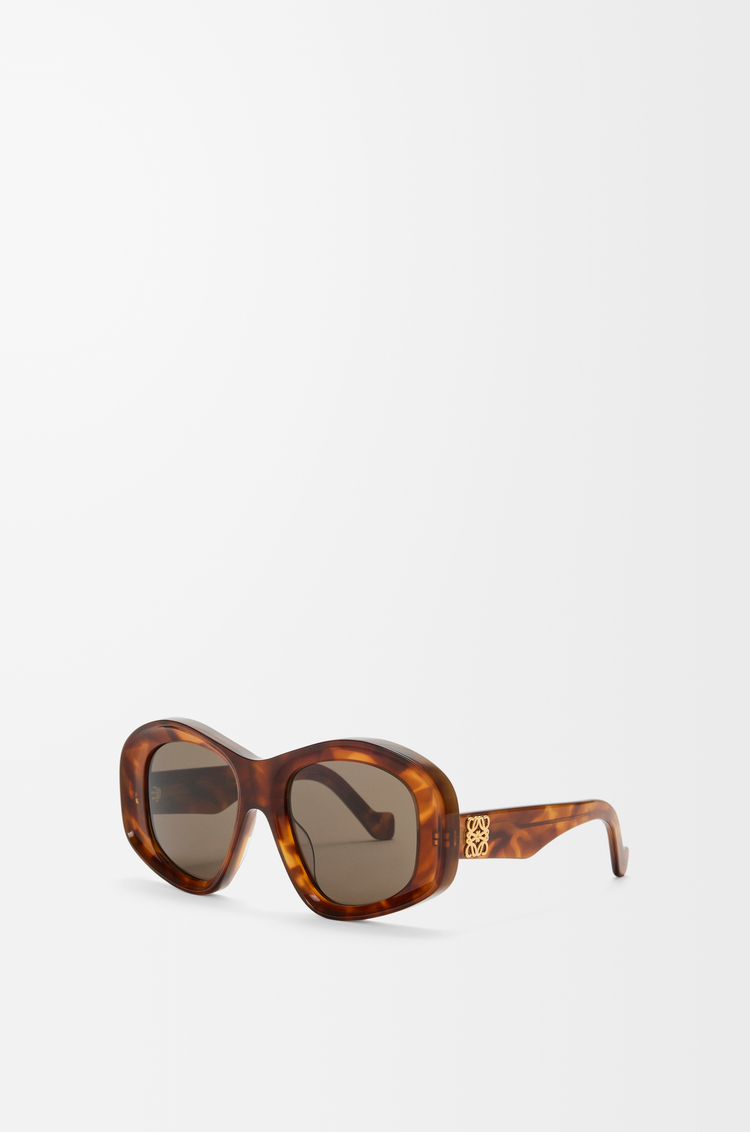 LOEWE Occhiali da sole Beveled Pentagon Avana