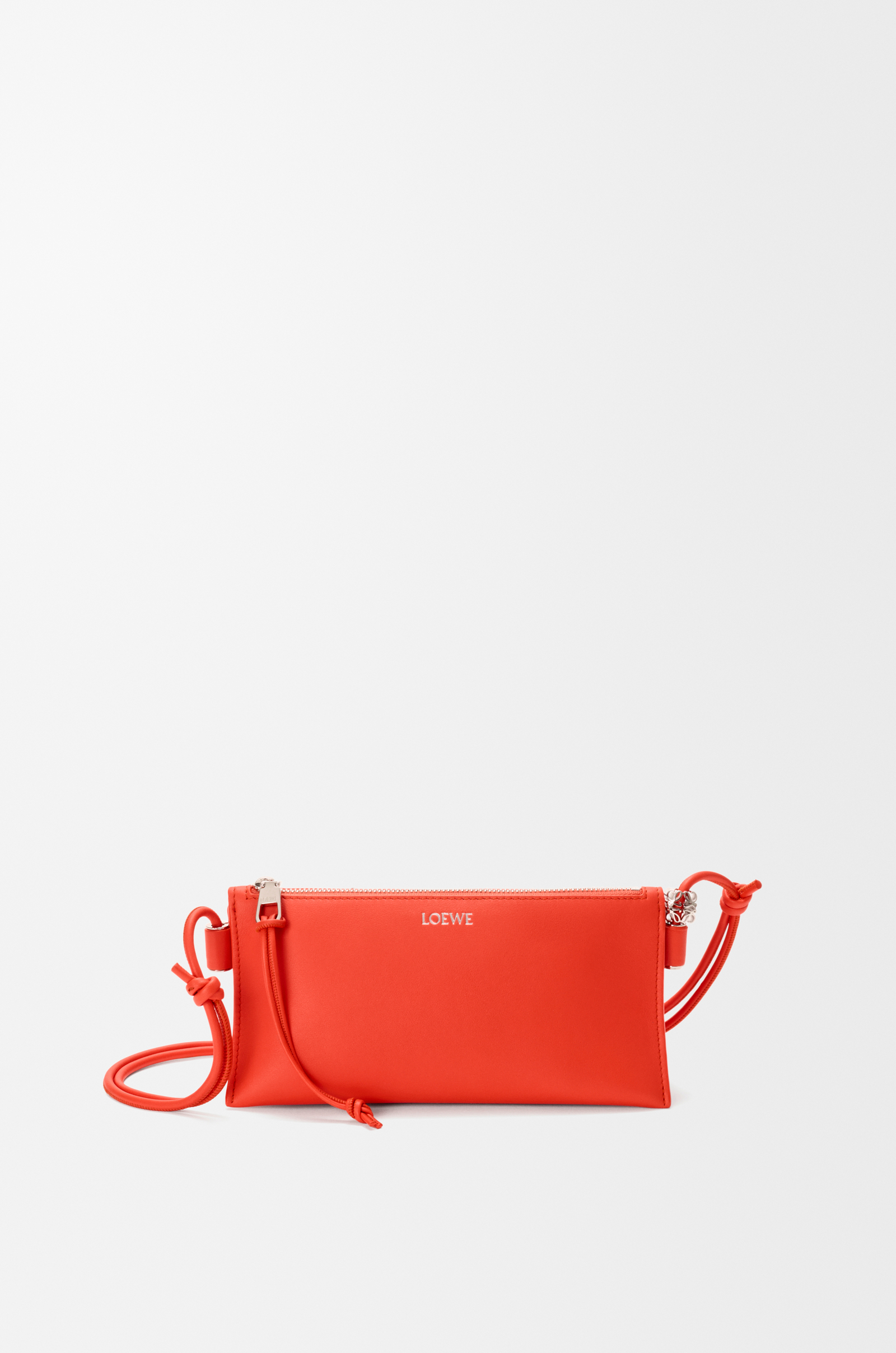 LOEWE Joya pouch in nappa calfskin Sunrise Orange