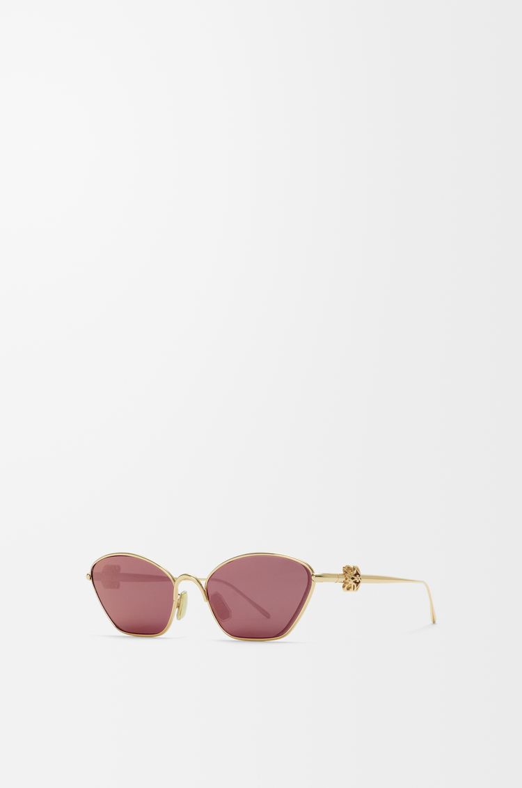 LOEWE Gafas de sol Anagram Bombé Hexagon Burdeos