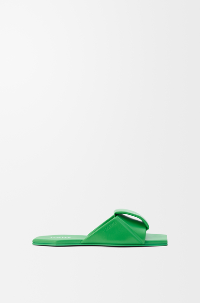 LOEWE Origami slide in lambskin Clover Green