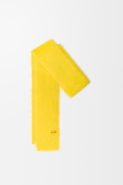 LOEWE Scarf in alpaca blend Yellow