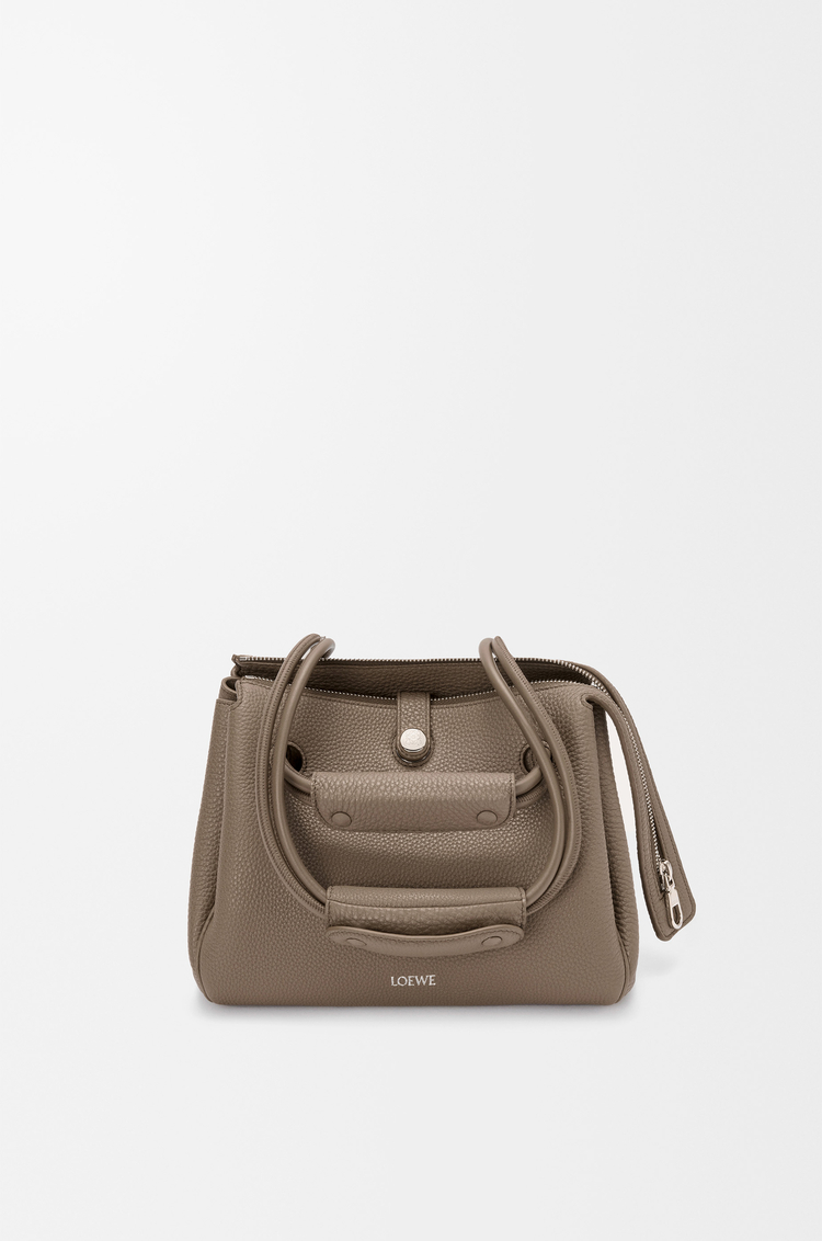 LOEWE Small Madrid bag in supple grained calfskin Taupe