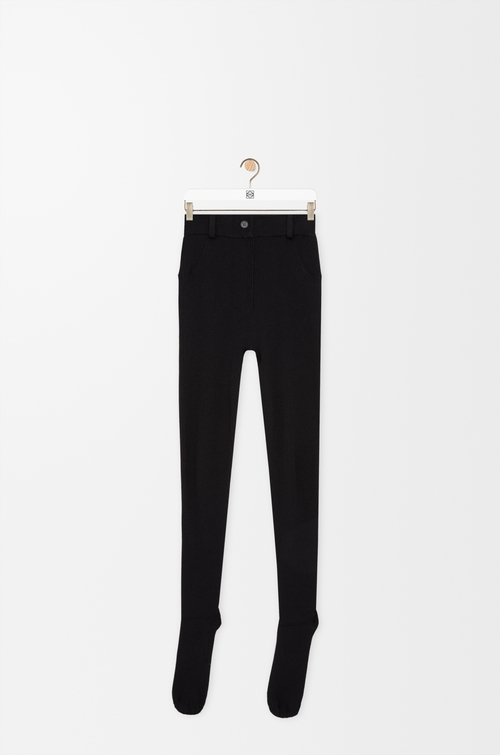 LOEWE Leggings in viscose blend Black