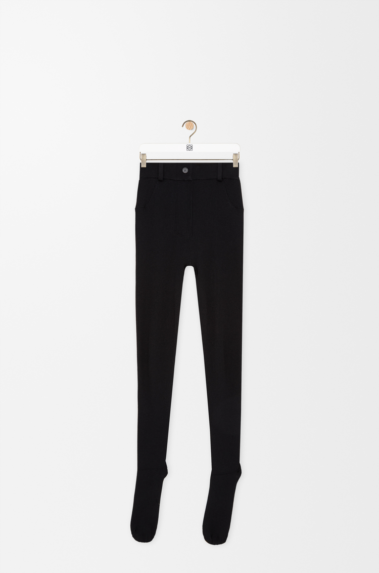 LOEWE Leggings in misto viscosa Nero
