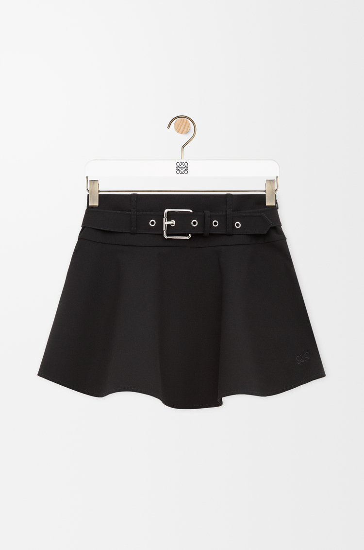 LOEWE Minirock aus Baumwolle Schwarz