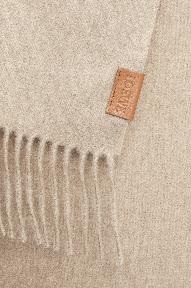 LOEWE Écharpe en cachemire Beige Clair