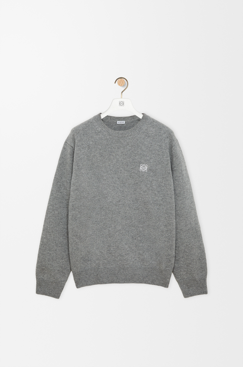 LOEWE Jersey en lana Gris Jaspeado